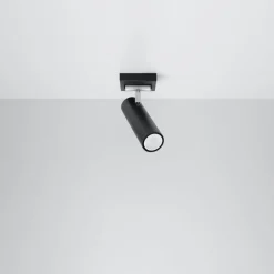 Online MyMobel Sollux Lámpara de techo DIREZIONE 1 negro
