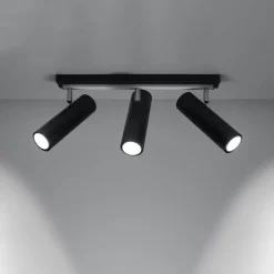Fashion MyMobel Sollux Lámpara de techo DIREZIONE 3 negro