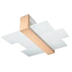 Best MyMobel Sollux Lámpara de techo FENIKS 2 madera natural