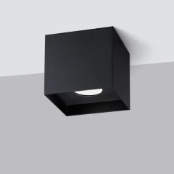 Hot MyMobel Sollux Lámpara de techo HATI negra