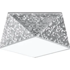 Fashion MyMobel Sollux Lámpara de techo HEXA 25 plata