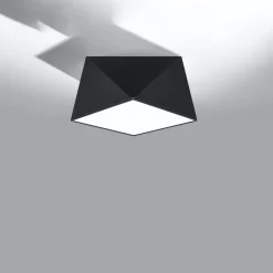 Online MyMobel Sollux Lámpara de techo HEXA 25 negra