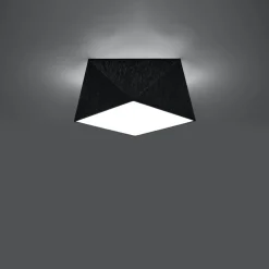 Online MyMobel Sollux Lámpara de techo HEXA 25 negra