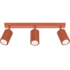 New MyMobel Sollux Lámpara de techo KARBON 3L rojo ocre N/A