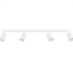 Clearance MyMobel Sollux Lámpara de techo KARBON 4L blanca N/A