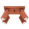 New MyMobel Sollux Lámpara de techo KARBON 4 rojo ocre N/A