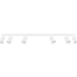 Outlet MyMobel Sollux Lámpara de techo KARBON 6L blanca N/A