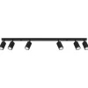 Outlet MyMobel Sollux Lámpara de techo KARBON 6L negra N/A