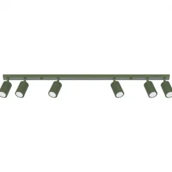 Outlet MyMobel Sollux Lámpara de techo KARBON 6L verde oliva N/A