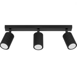 Best MyMobel Sollux Lámpara de techo KARBON 3L negra N/A