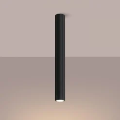 Outlet MyMobel Sollux Lámpara de techo KARBON 60 negra N/A