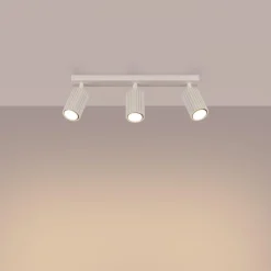 Sale MyMobel Sollux Lámpara de techo KARBON 3L beige N/A