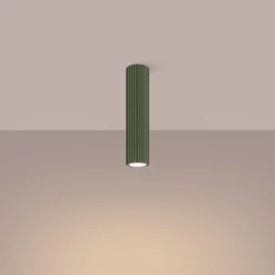 Clearance MyMobel Sollux Lámpara de techo KARBON 30 verde oliva N/A