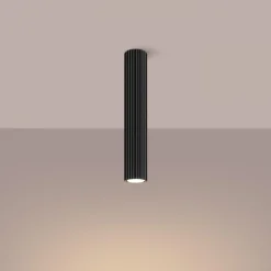 Fashion MyMobel Sollux Lámpara de techo KARBON 40 negra N/A