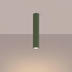 Fashion MyMobel Sollux Lámpara de techo KARBON 40 verde oliva N/A