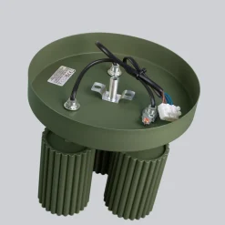 New MyMobel Sollux Lámpara de techo KARBON 3P verde oliva N/A