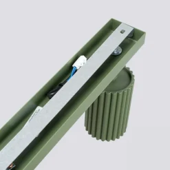Outlet MyMobel Sollux Lámpara de techo KARBON 6L verde oliva N/A