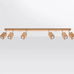 New MyMobel Sollux Lámpara de techo KEKE 6 roble