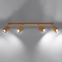 Outlet MyMobel Sollux Lámpara de techo KEKE 4 roble