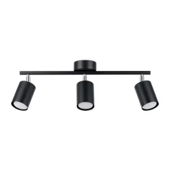 Outlet MyMobel Sollux Lámpara de techo LEMMI 3 negra