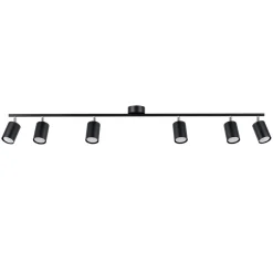 Best MyMobel Sollux Lámpara de techo LEMMI 6L negra