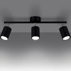 Outlet MyMobel Sollux Lámpara de techo LEMMI 3 negra