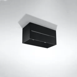 Online MyMobel Sollux Lámpara de techo LOBO 2 negra