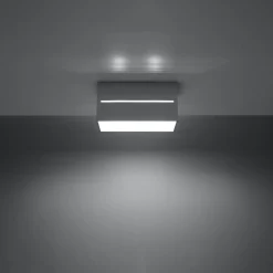 Fashion MyMobel Sollux Lámpara de techo LOBO 2 gris