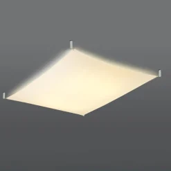 Hot MyMobel Sollux Lámpara de techo LUNA 3 blanca 3000K