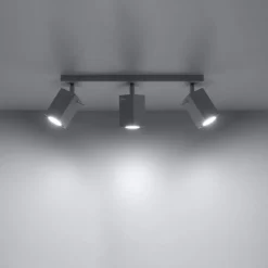 New MyMobel Sollux Lámpara de techo MERIDA 3 blanca