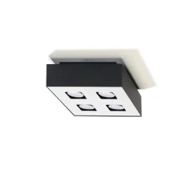 Clearance MyMobel Sollux Lámpara de techo MONO 4 negra