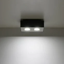 Outlet MyMobel Sollux Lámpara de techo MONO 2 negra