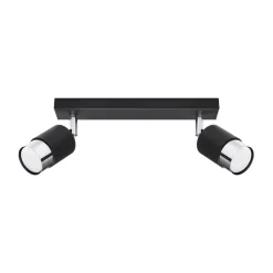 Best MyMobel Sollux Lámpara de techo NERO 2 negro/cromo