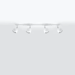 Clearance MyMobel Sollux Lámpara de techo OCULARE 4L blanca