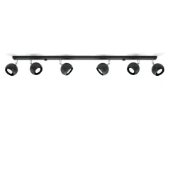 Discount MyMobel Sollux Lámpara de techo OCULARE 6L negra