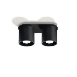 Hot MyMobel Sollux Lámpara de techo ORBIS 2 negro