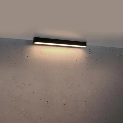 Clearance MyMobel Sollux Lámpara de techo PINNE 67 negro 3000K