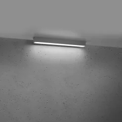 Hot MyMobel Sollux Lámpara de techo PINNE 67 gris 4000K