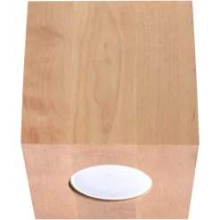 New MyMobel Sollux Lámpara de techo QUAD madera natural
