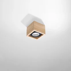 New MyMobel Sollux Lámpara de techo QUATRO 1 madera natural