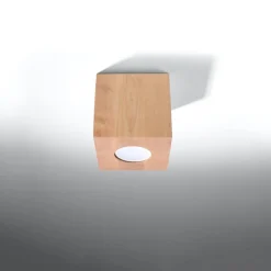New MyMobel Sollux Lámpara de techo QUAD madera natural