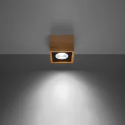 New MyMobel Sollux Lámpara de techo QUATRO 1 madera natural