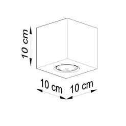 New MyMobel Sollux Lámpara de techo QUAD madera natural