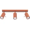 Discount MyMobel Sollux Lámpara de techo RING 3L rojo ocre N/A