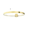 Sale MyMobel Sollux Lámpara de techo RIO 78 oro pulido LED 3000K 3000K