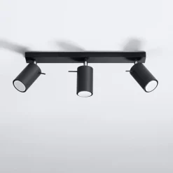 Outlet MyMobel Sollux Lámpara de techo RING 3 negra
