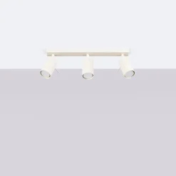 Hot MyMobel Sollux Lámpara de techo RING 3L beige N/A