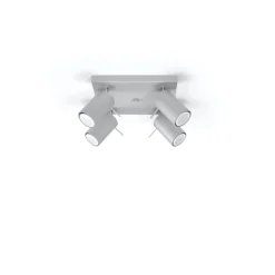 Fashion MyMobel Sollux Lámpara de techo RING 4 gris