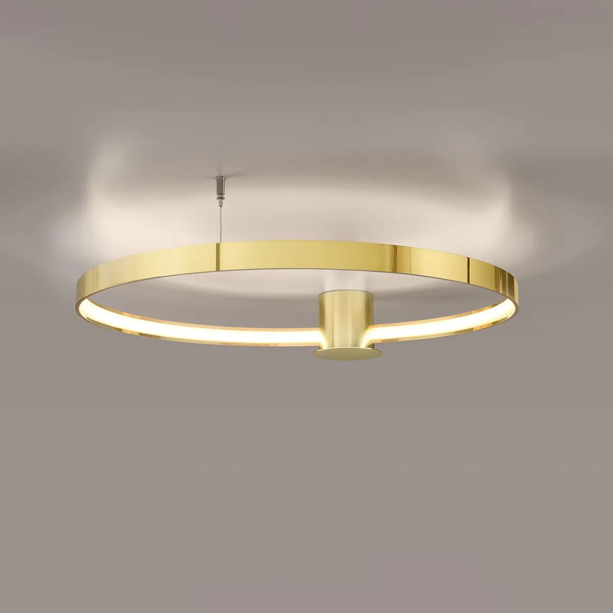Sale MyMobel Sollux Lámpara de techo RIO 78 oro pulido LED 3000K 3000K