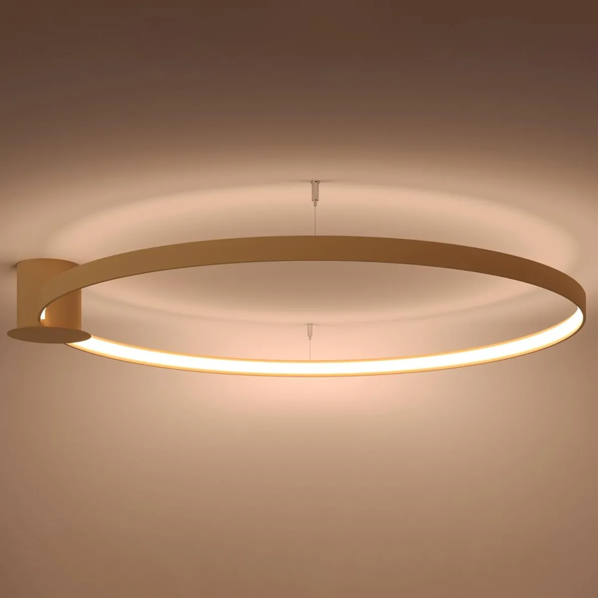 Hot MyMobel Sollux Lámpara de techo RIO 110 golden LED 3000K 3000K